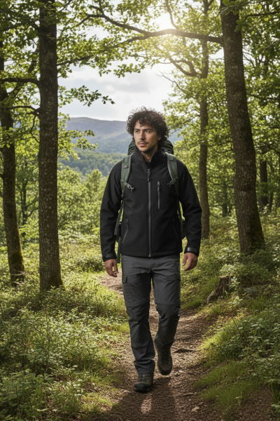 Wolfram Blizart SoftShell Mont Siyah-Kırmızı - L