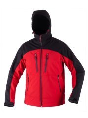Wolfram Slojen Hoody mont Siyah-Kırmızı - 4XL