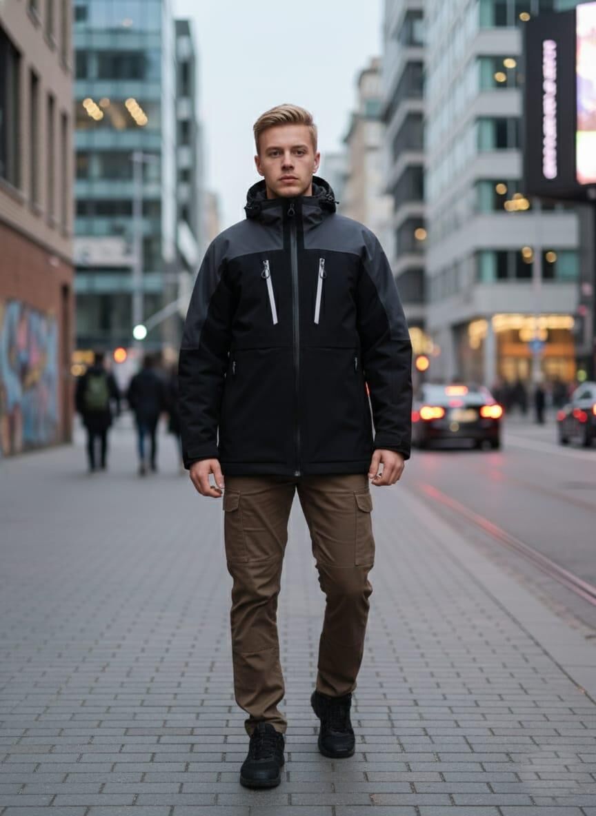 WINTER CITY KAPÜŞONLU YAĞMURLUK MONT