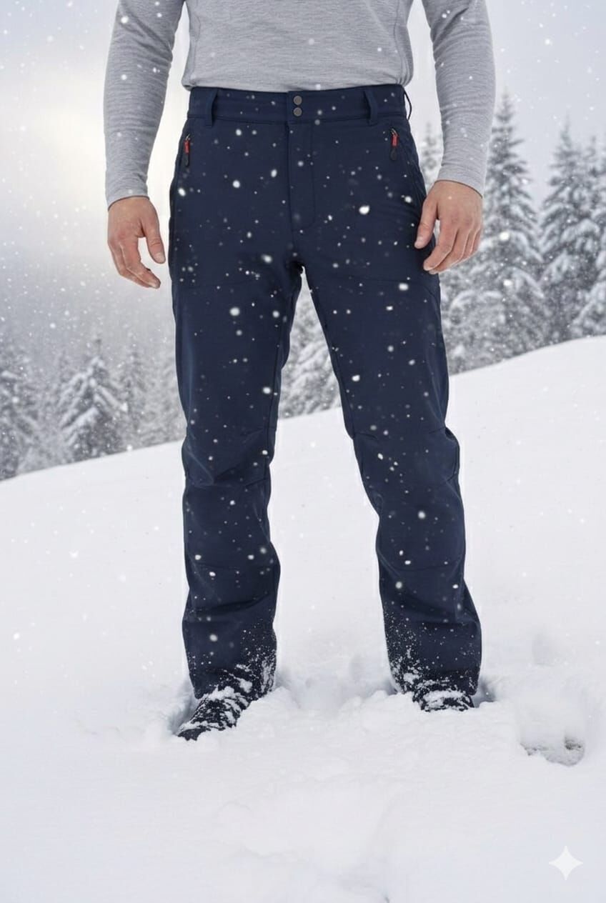 Wolfram Kışlık Softshell Pantolon Koyu Lacivert - 7XL