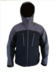 Wolfram Slojen Hoody mont Gri-Siyah - XXL