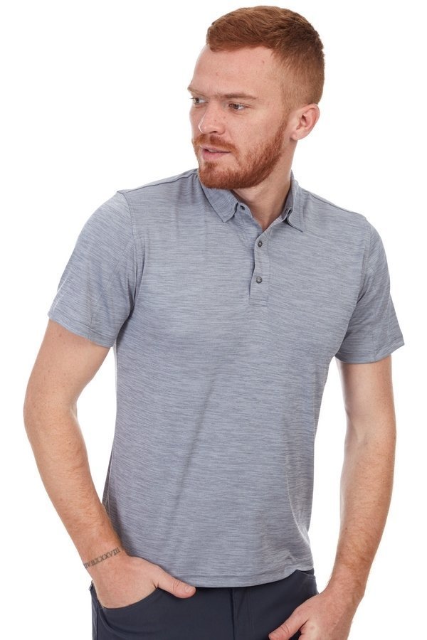 Wolfram Mealy Polo Tişört Era Gri - 4XL