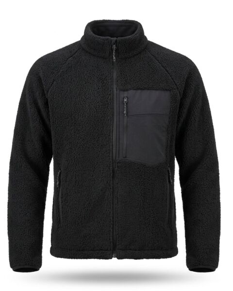 Wolfram Kuzu Polar Hırka Siyah - XL