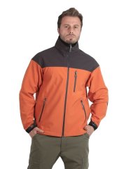 Wolfram Blizart SoftShell Mont Gri-Orange - XL