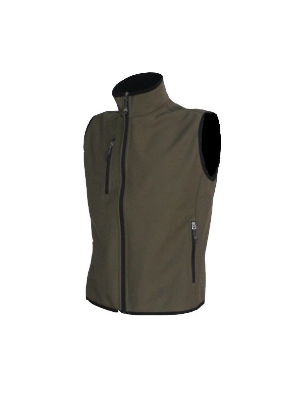 Wolfram Softshell Yelek Haki - XXL