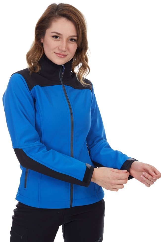 Wolfram Blizart Softshell Mont Siyah-Mavi - L
