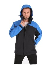 Wolfram Teknik Ceket Siyah-Mavi - XXL
