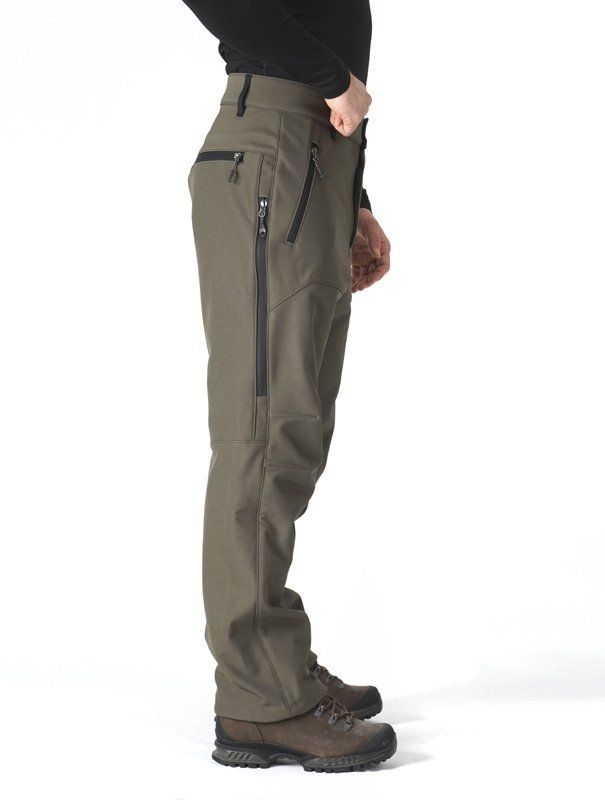 Wolfram Kışlık Softshell Pantolon Haki - XS