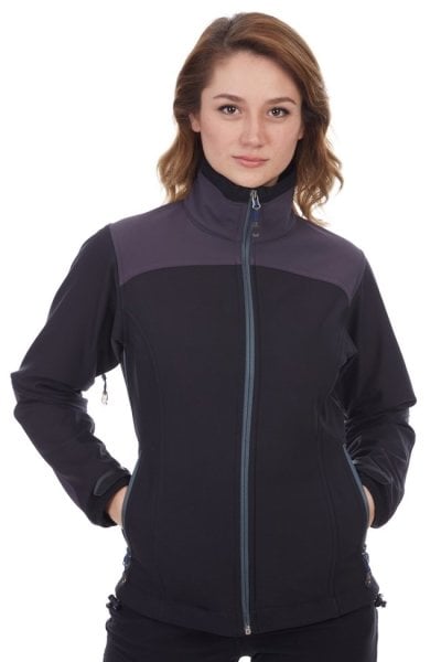 Wolfram Blizart Softshell Mont Gri-Siyah - L