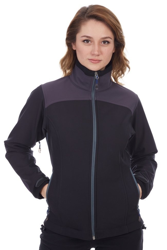 Wolfram Blizart Softshell Mont Gri-Siyah - S