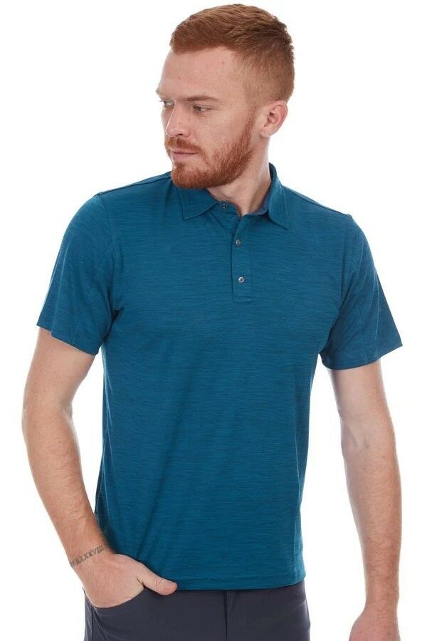 Wolfram Mealy Polo Tişört Petrol Mavisi - XL
