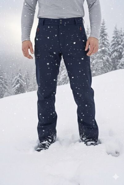 Wolfram Kışlık Softshell Pantolon Koyu Lacivert - XL